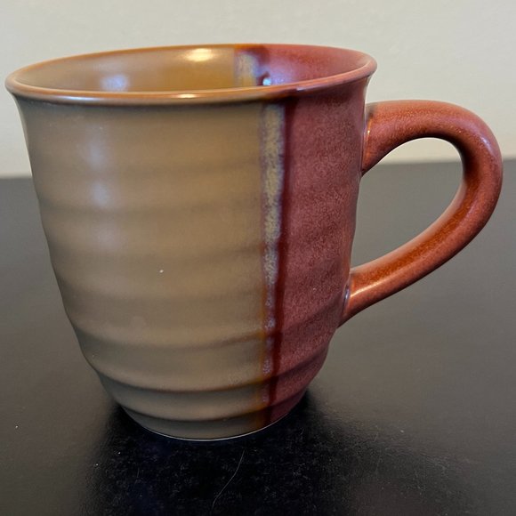 Set of 5 SANGO Gold Dust Sienna Pattern Stoneware Mugs ~ Vintage - Picture 4 of 11